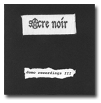 sacre noir demo recordings III cover 
